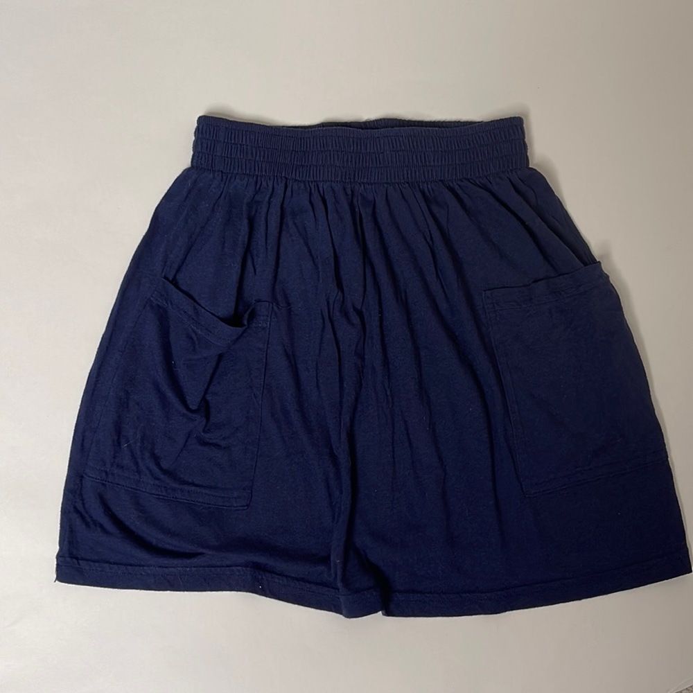 Vintage American Apparel Navy Cotton Mini Skirt